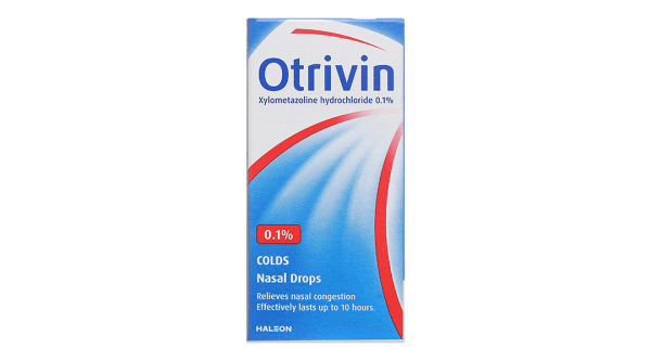 Dung dịch nhỏ mũi Otrivin 0.1% giảm triệu chứng nghẹt mũi, viêm mũi dị ứng chai 10ml