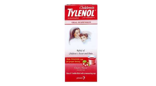 Hỗn dịch uống Children's Tylenol 80mg/2.5ml giảm đau, hạ sốt chai 60ml