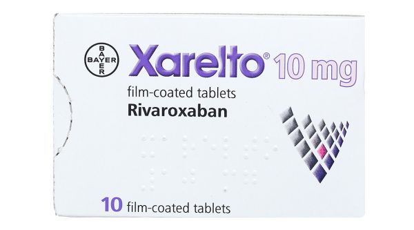 Xarelto 10mg phòng ngừa thuyên tắc huyết khối tĩnh mạch (1 vỉ x 10 viên)