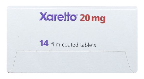 Xarelto 20mg phòng và trị huyết khối (1 vỉ x 14 viên)