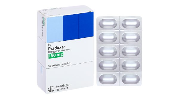 Pradaxa 150mg phòng ngừa tai biến, đột quỵ (3 vỉ x 10 viên)