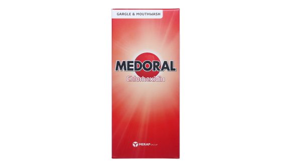Thuốc súc miệng họng Medoral hỗ trợ trị nhiễm khuẩn họng, loét miệng chai 250ml