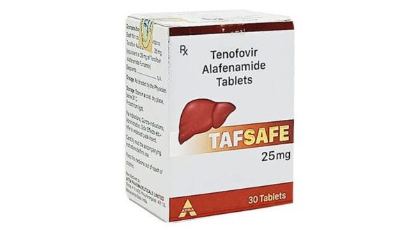 Tafsafe 25mg điều trị viêm gan B mạn tính chai 30 viên