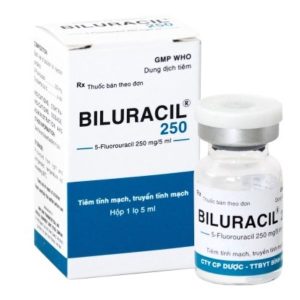 Dung dịch tiêm Biluracil 250mg/5ml chỉ định điều trị carcinom vú, dạ dày chai 5ml