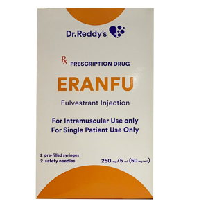 Thuốc tiêm Eranfu 250mg/5ml điều trị ung thư vú ở phụ nữ sau mãn kinh (2 bơm tiêm x 5ml)