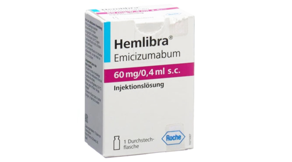 Thuốc tiêm Hemlibra 60mg/0,4ml trị dự phòng chảy máu ở bệnh tan máu lọ 0.4ml