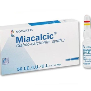 Thuốc tiêm Miacalcic Novartis 50IU/ml trị tăng canxi máu ác tính (5 ống x 1ml)