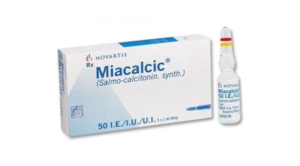 Thuốc tiêm Miacalcic Novartis 50IU/ml trị tăng canxi máu ác tính (5 ống x 1ml)