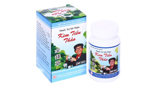 Viên bao phim Kim Tiền Thảo OPC trị sỏi đường tiết niệu, sỏi thận chai 100 viên