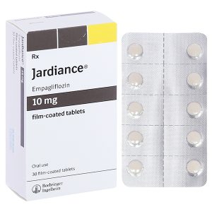 Jardiance 10mg trị đái tháo đường tuýp 2, suy tim, bệnh thận mạn tính (3 vỉ x 10 viên)