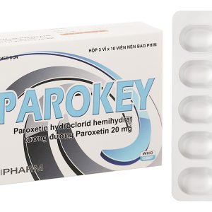 Parokey 20mg trị trầm cảm, rối loạn lo âu (3 vỉ x 10 viên)
