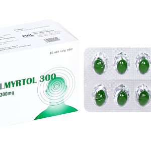 Philmyrtol 300 làm loãng đàm trong viêm phế quản, viêm xoang mũi (6 vỉ x 10 viên)