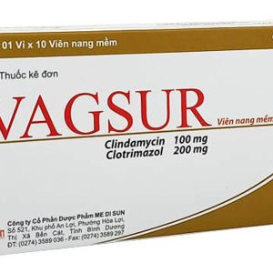 Thuốc Vagsur điều trị nấm âm đạo (1 vỉ x 10 viên)