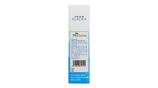 Thuốc xịt mũi Aladka trị viêm mũi, viêm xoang, viêm mũi dị ứng lọ 15ml