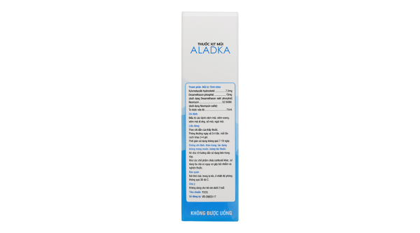Thuốc xịt mũi Aladka trị viêm mũi, viêm xoang, viêm mũi dị ứng lọ 15ml