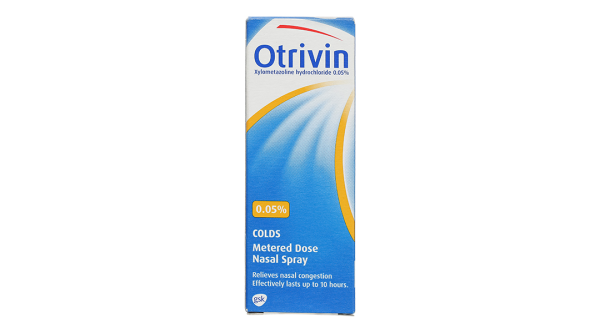 Dung dịch xịt mũi Otrivin 0.05% giảm triệu chứng nghẹt mũi, viêm mũi dị ứng chai 10ml