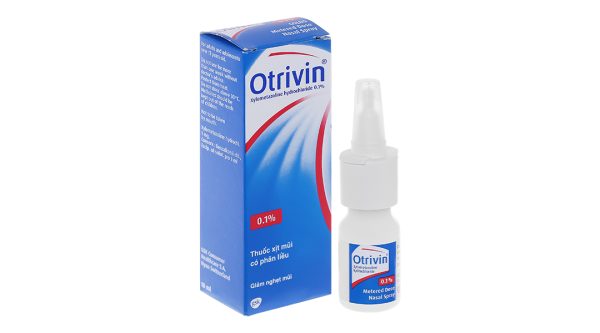 Dung dịch xịt mũi Otrivin 0.1% giảm triệu chứng nghẹt mũi, viêm mũi dị ứng chai 10ml
