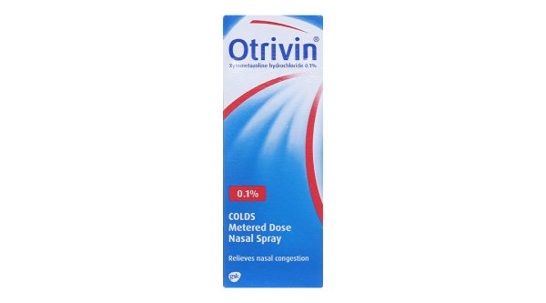 Dung dịch xịt mũi Otrivin 0.1% giảm triệu chứng nghẹt mũi, viêm mũi dị ứng chai 10ml
