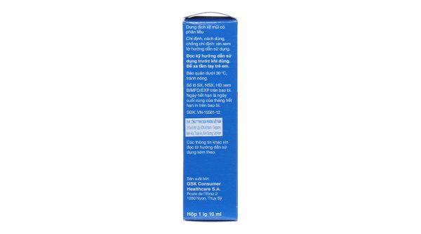 Dung dịch xịt mũi Otrivin 0.1% giảm triệu chứng nghẹt mũi, viêm mũi dị ứng chai 10ml