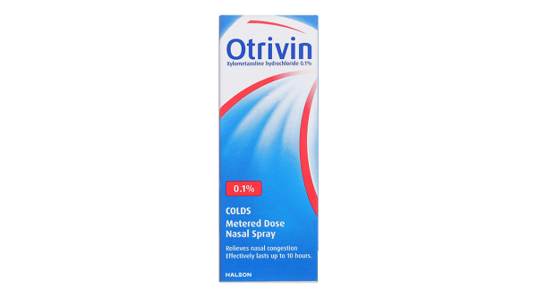 Dung dịch xịt mũi Otrivin 0.1% giảm triệu chứng nghẹt mũi, viêm mũi dị ứng chai 10ml