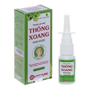 Thuốc xịt mũi Thông Xoang Nam Dược trị viêm mũi, viêm xoang chai 15ml