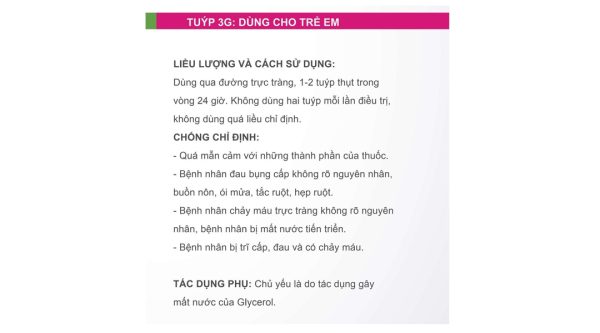 Thụt hậu môn Nova 1947 Microclismi 3g cho trẻ em hộp 6 tuýp