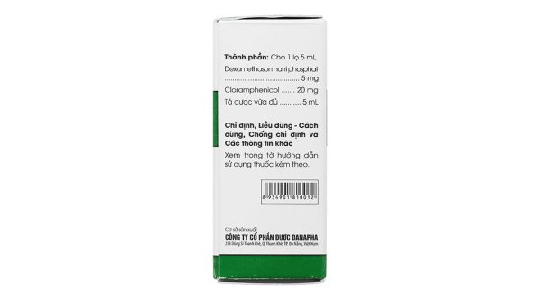 Dung dịch nhỏ mắt Ticoldex trị viêm mắt, nhiễm khuẩn mắt lọ 5ml