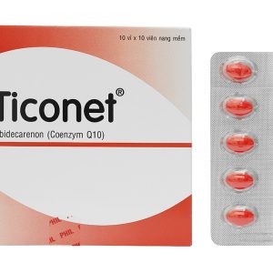 Ticonet 30mg hỗ trợ duy trì sức khỏe tim mạch (10 vỉ x 10 viên)