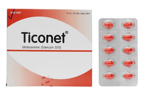 Ticonet 30mg hỗ trợ duy trì sức khỏe tim mạch (10 vỉ x 10 viên)