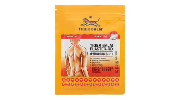 Miếng dán Tiger Balm Plaster - RD (7cm x 10cm) giảm đau cơ, bong gân gói 3 miếng
