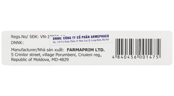 Viên đặt âm đạo Timbov 500mg điều trị viêm âm đạo do vi khuẩn, nấm (1 vỉ x 3 viên)