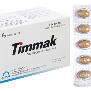 Timmak 3mg trị chóng mặt, đau nửa đầu (6 vỉ x 10 viên)