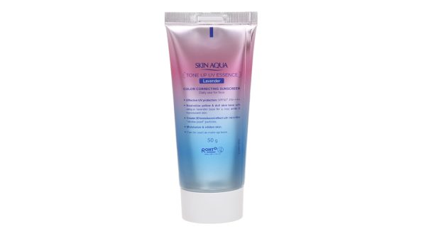 Tinh chất chống nắng Sunplay Tone Up Essence Lavender SPF 50+/PA++++ tuýp 50g