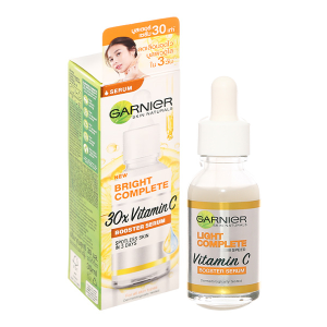 Serum Garnier Light Complete Vitamin C tăng cường trắng da, mờ thâm lọ 30ml