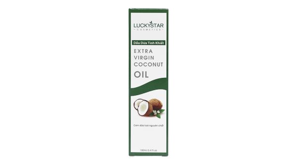Dầu dừa tinh khiết LuckyStar giúp tóc bóng mượt, giảm gàu chai 100ml
