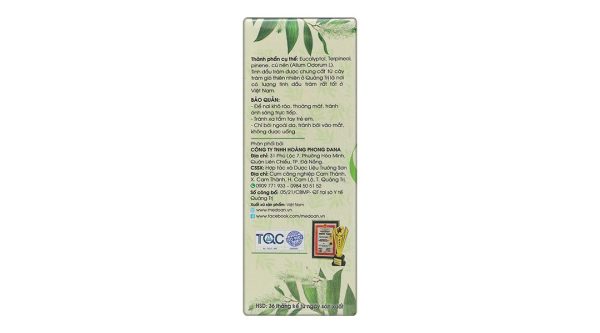 Tinh Dầu Tràm Ngâm Củ Nén Mệ Đoan giữ ấm cơ thể chai 50ml