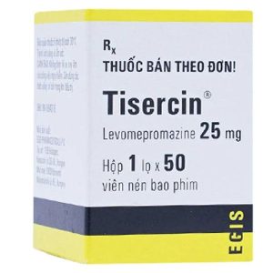 Tisercin 25mg điều trị các bệnh loạn tâm thần cấp tính hộp 50 viên