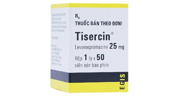 Tisercin 25mg điều trị các bệnh loạn tâm thần cấp tính hộp 50 viên