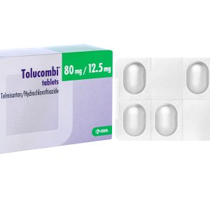 Tolucombi Tablets 80mg/12.5mg trị tăng huyết áp vô căn (4 vỉ x 7 viên)