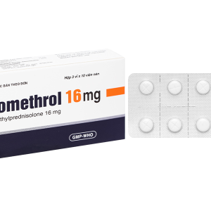 Tomethrol 16mg kháng viêm, ức chế miễn dịch (3 vỉ x 10 viên)