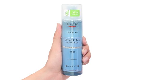 Toner Eucerin DermatoCLEAN Hyaluron làm sạch sâu cho da nhạy cảm chai 200ml