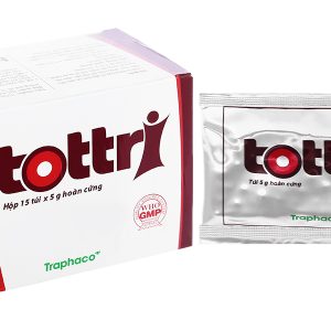 Viên hoàn cứng Tottri phòng và trị trĩ (15 gói x 5g)