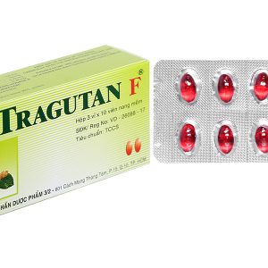 Tragutan F trị ho do dị ứng, sát khuẩn hô hấp (3 vỉ x 10 viên)
