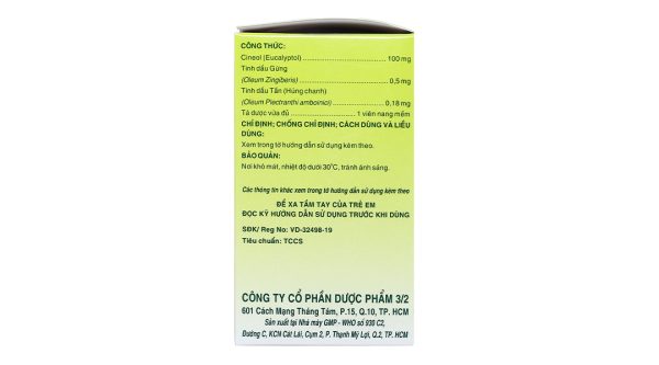 Tragutan sát khuẩn hô hấp, dịu cơn ho (10 vỉ x 10 viên)