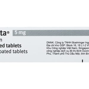 Trajenta 5mg trị đái tháo đường tuýp 2 (3 vỉ x 10 viên)