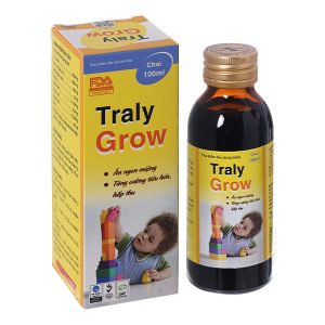 Dung dịch Traly Grow hỗ trợ hấp thu, tiêu hóa tốt chai 100ml