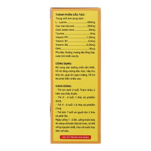 Dung dịch Traly Grow hỗ trợ hấp thu, tiêu hóa tốt chai 100ml