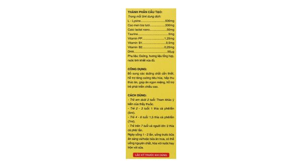 Dung dịch Traly Grow hỗ trợ hấp thu, tiêu hóa tốt chai 100ml