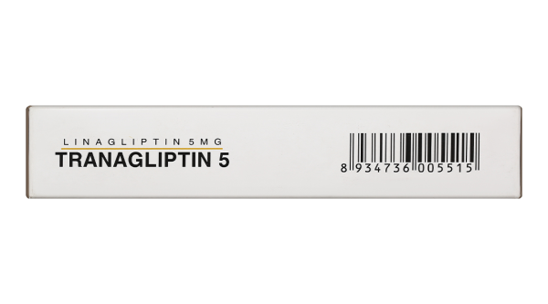 Tranagliptin 5 trị đái tháo đường tuýp 2 (3 vỉ x 10 viên)