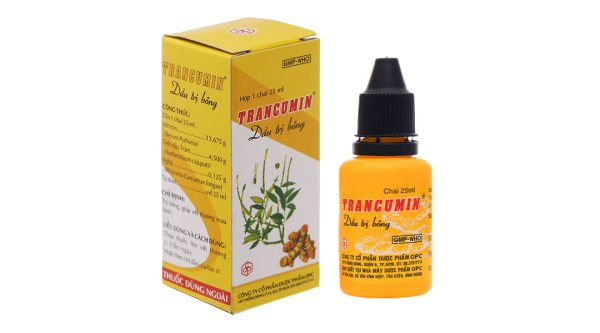 Dầu bôi Trancumin trị bỏng, mau lành vết thương chai 25ml